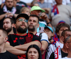 Górnik Zabrze - Ferencvaros: Zdjęcia kibiców z meczu 3. rundy eliminacji Ligi Europy