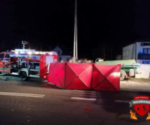 Wypadek w Białej. Śmierć poniósł 56-letni kierowca ciągnika