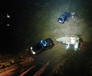 UFO uratowalo śpiącego na pontonie