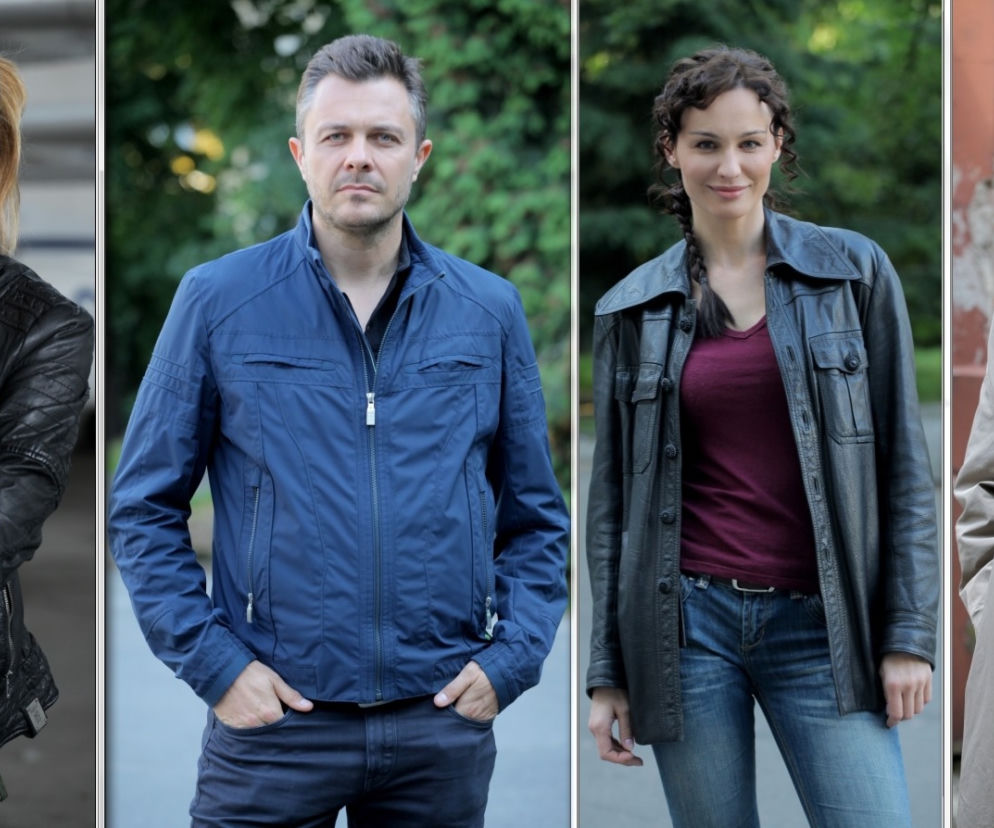 Na krawędzi 2 sezon. Lena Korcz (Kamilla Baar), Tomasz Kamiński (Marek Bukowski), Tamara (Maja Hirsch), Andrzej (Przemysław Sadowski)