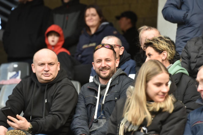 PRES Grupa Deweloperska Toruń - Stelmet Falubaz Zielona Góra, zdjęcia kibiców i zawodników ze sparingu na Motoarenie