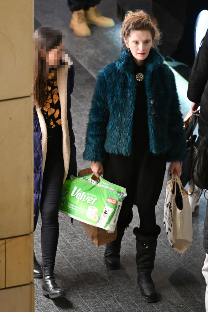 Agata Buzek na zakupach