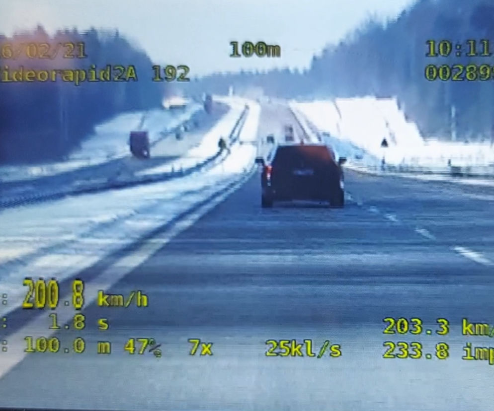 Kielecką obwodnicą 200 km/h. Świętokrzyska grupa speed w akcji