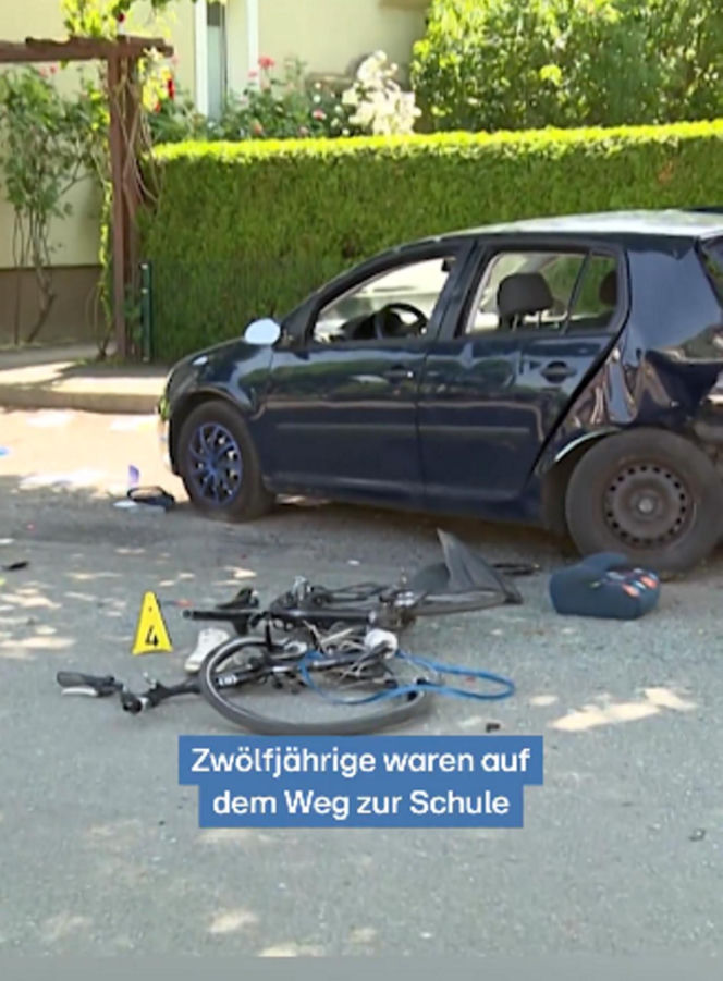 Dinslaken poważny wypadek drogowy. 47-letnia kobieta straciła panowanie nad samochodem i potrąciła trzech dwunastoletnich chłopców jadących na rowerach