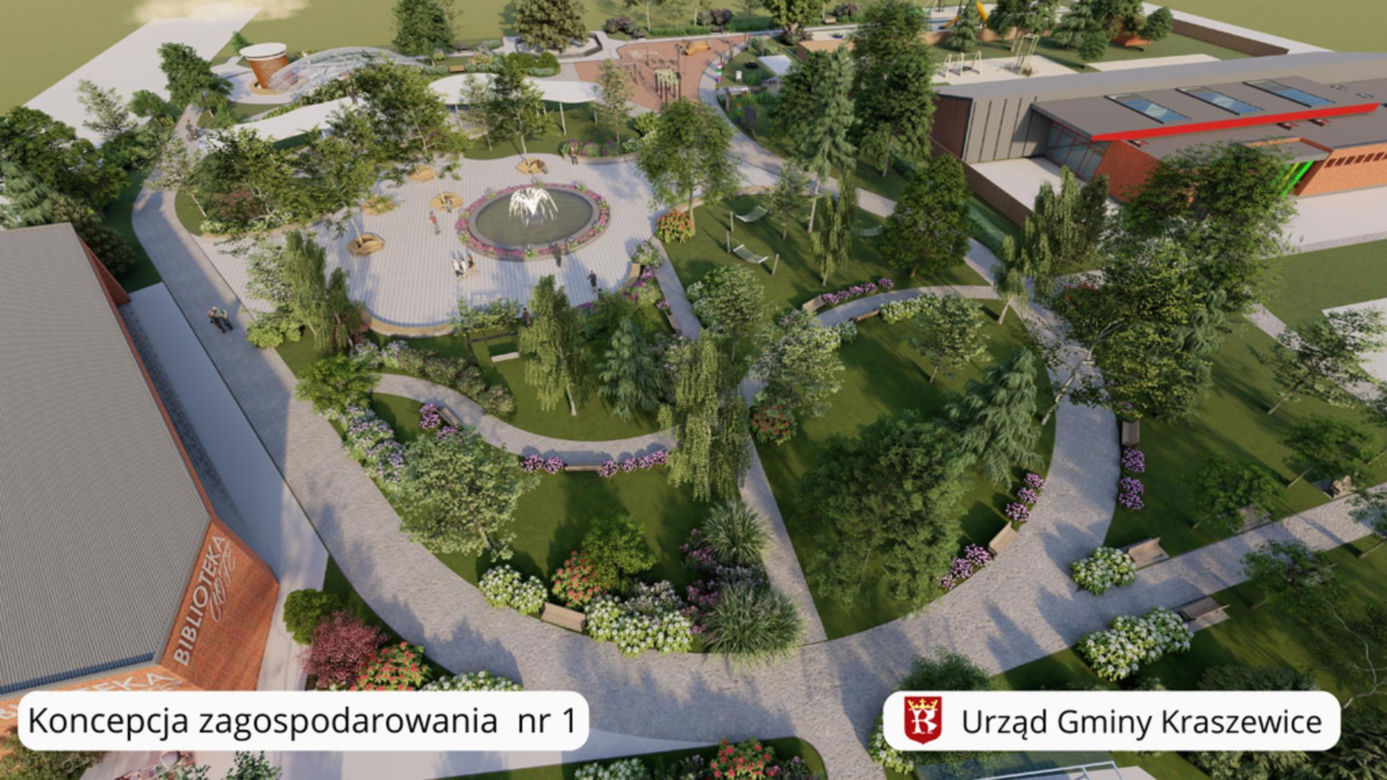 Co powinno powstać w centrum Kraszewic? Gmina zbiera opinie mieszkańców