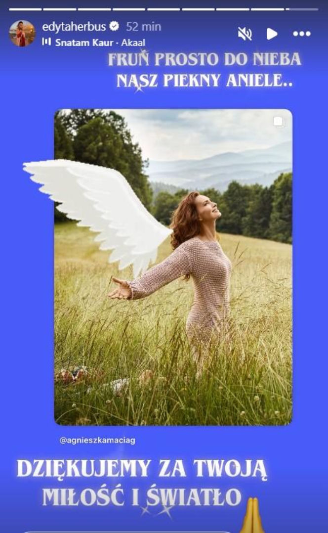 Gwiazdy żegnają Agnieszkę Maciąg