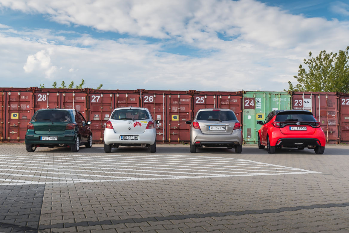 Toyota Yaris - cztery generacje auta segmentu B
