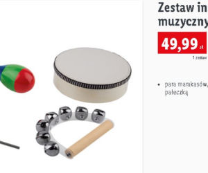 Zestaw instrumentów muzycznych w cenie 49,99 zł