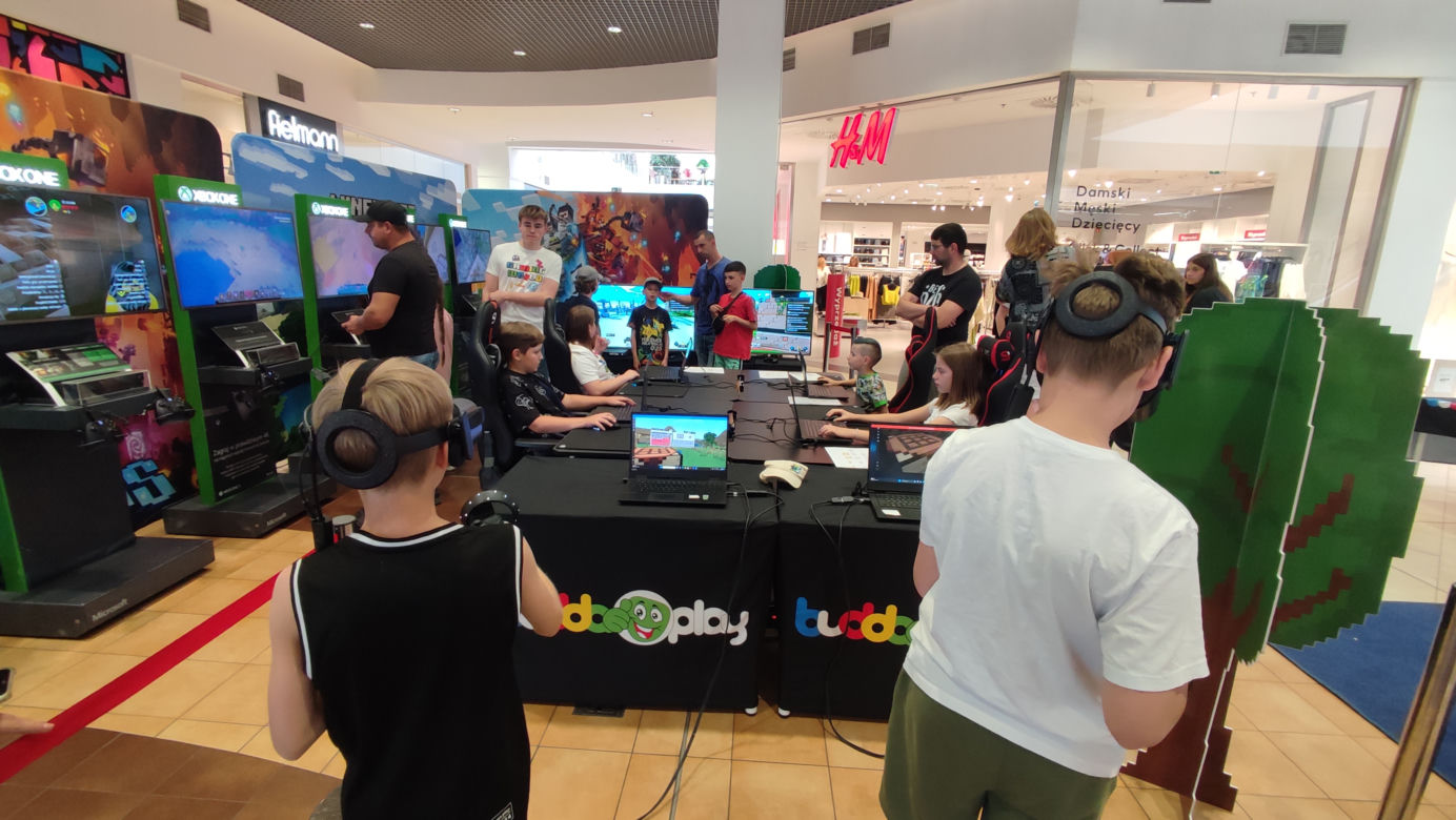 Minecraft w Galerii Leszno