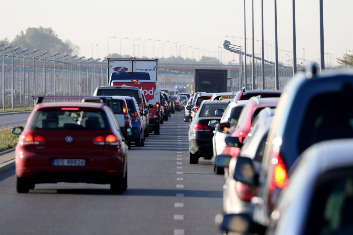Lanos roztrzaskał się na słupie