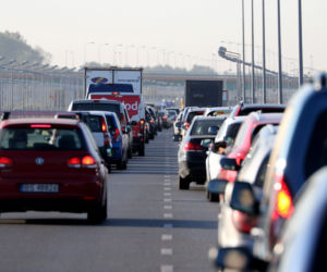 Lanos roztrzaskał się na słupie