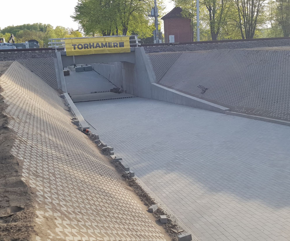 Olsztyn. W wakacje piesi i rowerzyści skorzystają z tunelu na ul. Jeziornej [ZDJĘCIA]