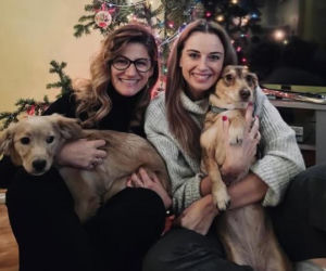 Anna Kaczmar z żoną - Anną Turowską