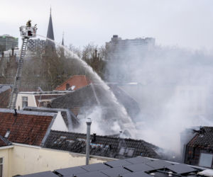 Dwa wybuchy i wielki pożar w centrum Utrechtu. Co najmniej jedna osoba ranna