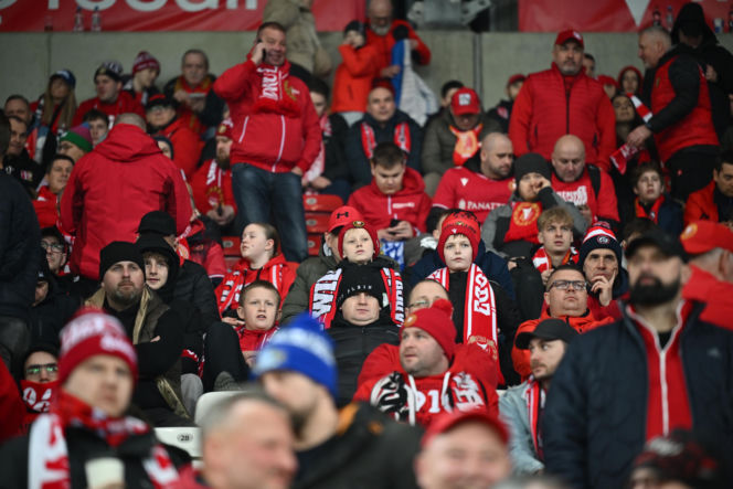 Widzew Łódź - Lech Poznań: Zdjęcia kibiców i zawodników z meczu 24. kolejki PKO BP Ekstraklasy