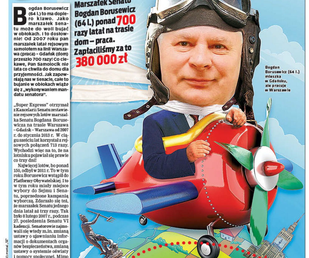 Super Express tropił arogancję władzy