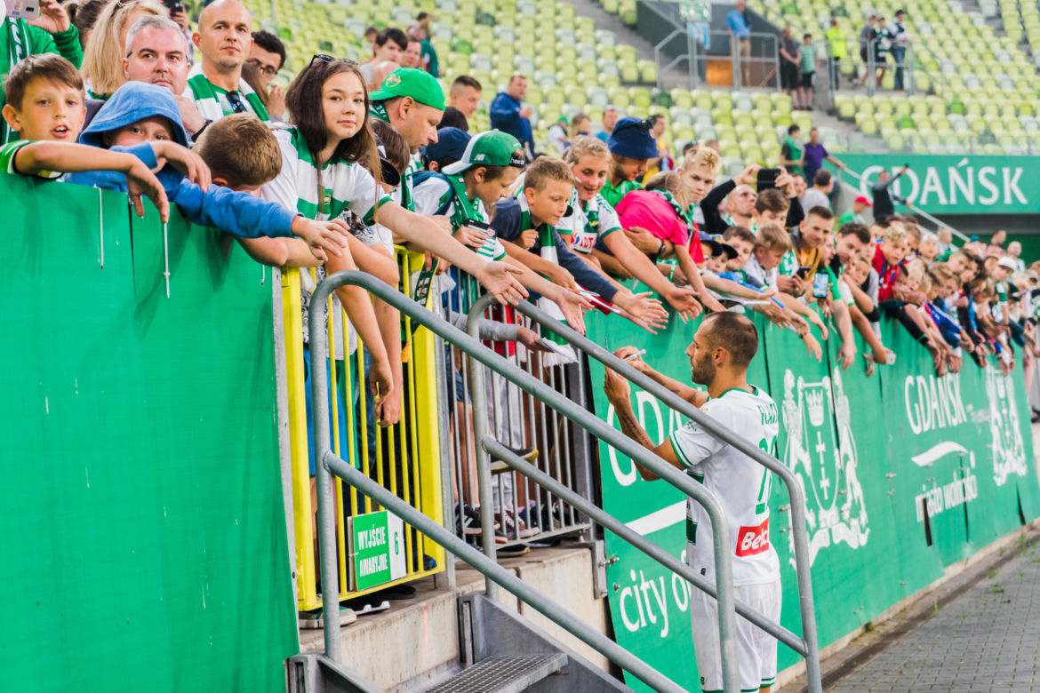 Kibice na meczu Lechia - Brøndby [ZDJĘCIA]