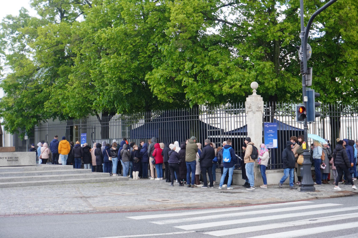Noc Muzeów 2025 przed Belwederem