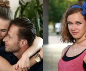 Barwy szczęścia. Magda (Honorata Witańska), Sebastian (Kacper Krupski), Angela (Helena Englert)