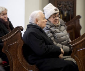 Jarosław Kaczyński na pogrzebie pierwszego naczelnego Gazety Polskiej