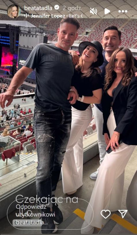 Tak gwiazdy wystroiły się na koncert Jennifer Lopez. Tylko Doda zaprosiła do loży