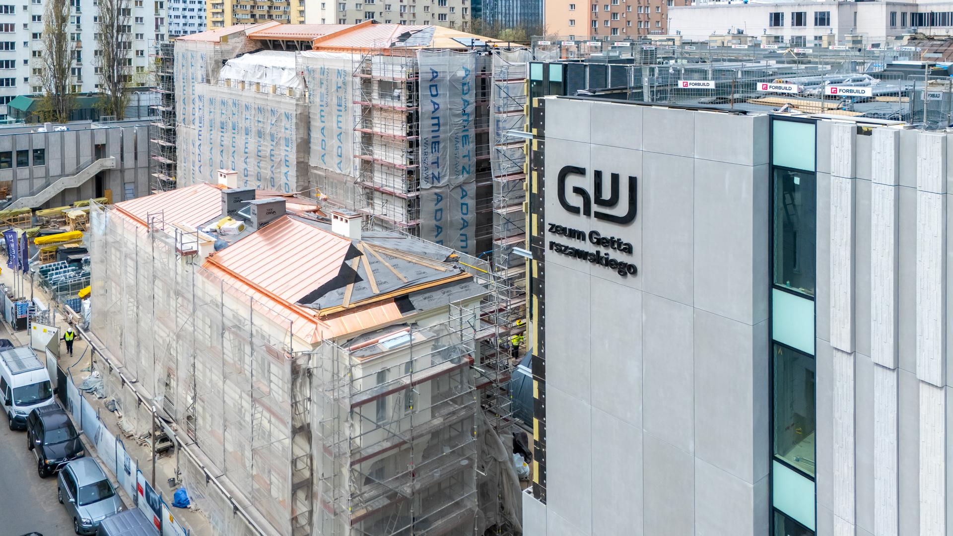 Budowa Muzeum Getta Warszawskiego - kwiecień 2026