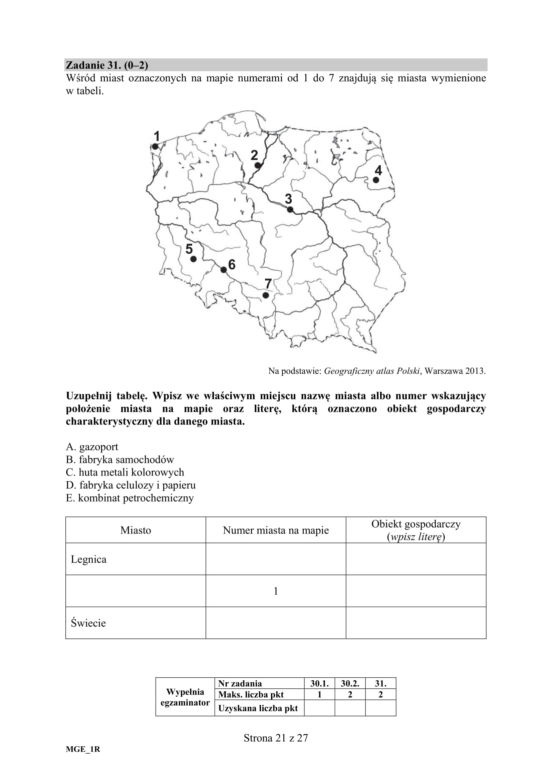 Matura 2020: Geografia. ARKUSZ CKE z geografii odpowiedzi z egzaminu 19.06.2020