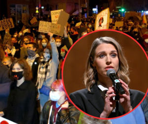 Skrzykują się na manifestację Czerwona kartka za aborcję. Aktorka Julia Kamińska zachęca do udziału