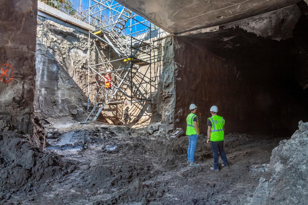 Tramwaj na Dworzec Zachodni coraz bliżej! Tunel pod Parkiem Pięciu Sióstr nabiera kształtów