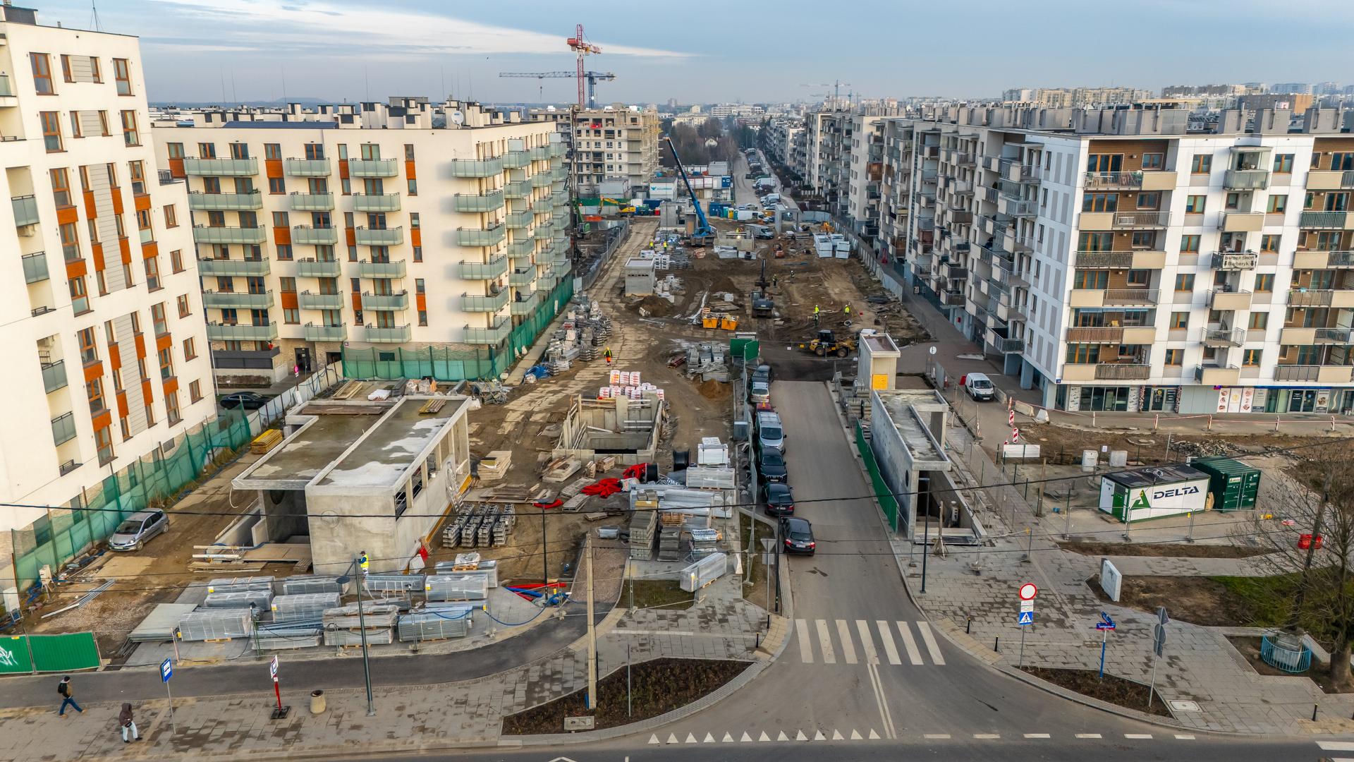 Nowa zabudowa na Chrzanowie w Warszawie
