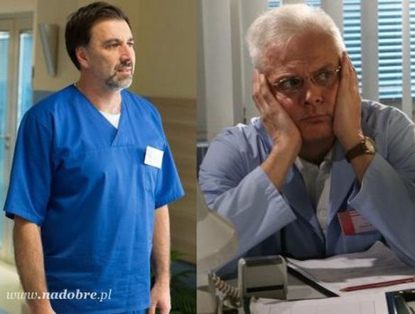 Na dobre i na złe. Dariusz Wójcik (Dariusz Jakubowski), Michał Sambor (Radosław Krzyżowski)