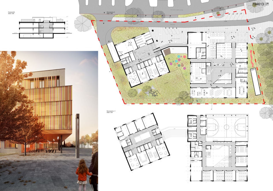 Architektura, która uczy – wyniki konkursu na projekt szkoły przy ul. Zaruby w Warszawie