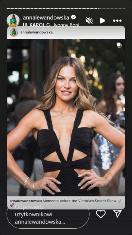 Anna Lewandowska jak aniołek Victoria’s Secret! W czarnej sukience z wycięciami wyglądała obłędnie