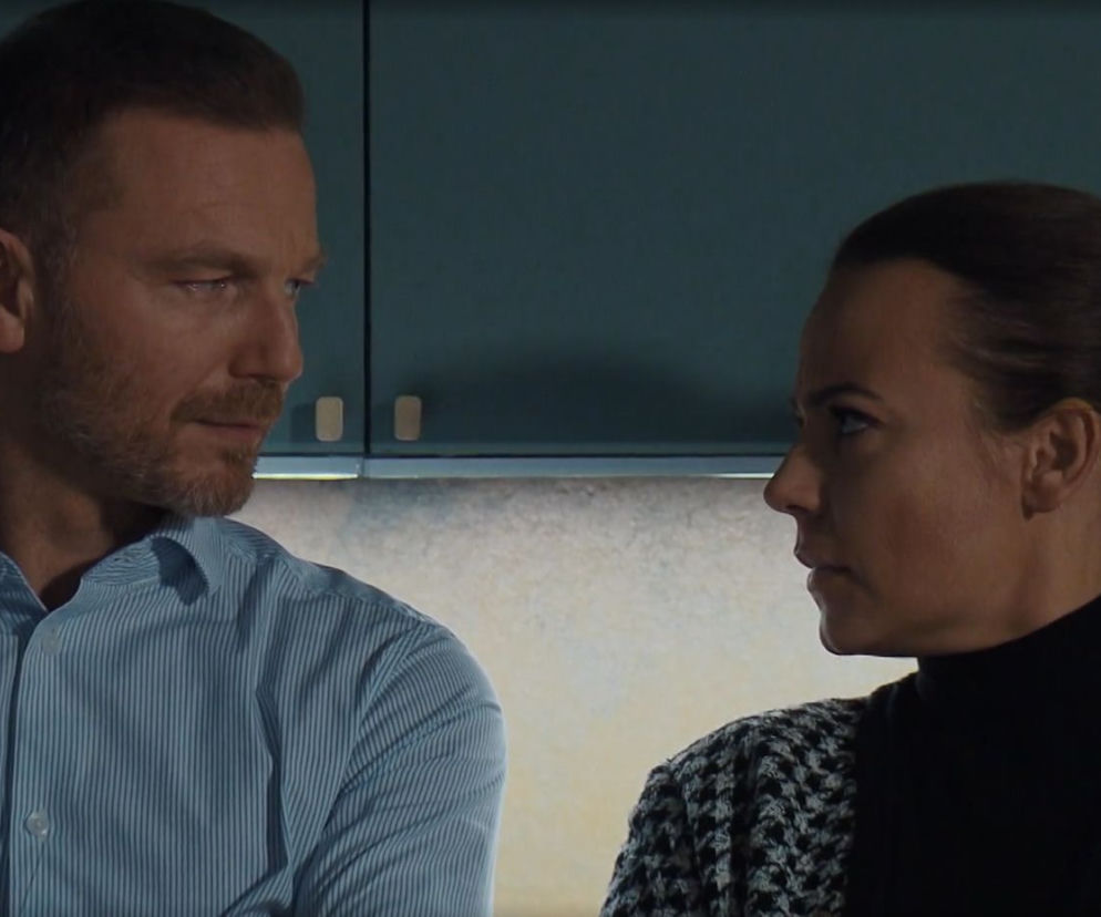 M jak miłość, odc. 1513: Magda (Anna Mucha), Andrzej (Krystian Wieczorek)