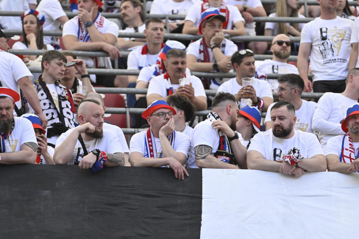 Kibice na finale Pucharu Polski: Górnik - Raków
