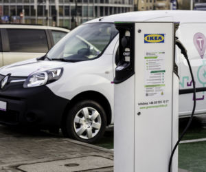 Elektryczne Renault Kangoo Z.E. pod IKEA Kraków