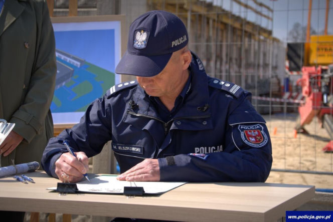 Nowoczesna Komenda Powiatowa Policji w Ostródzie. Ma być gotowa za rok!