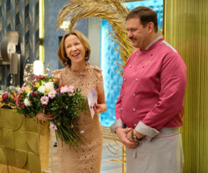 Kuchnia odc. 3. Genowefa (Katarzyna Ankudowicz), Wiktor (Tomasz Karolak)