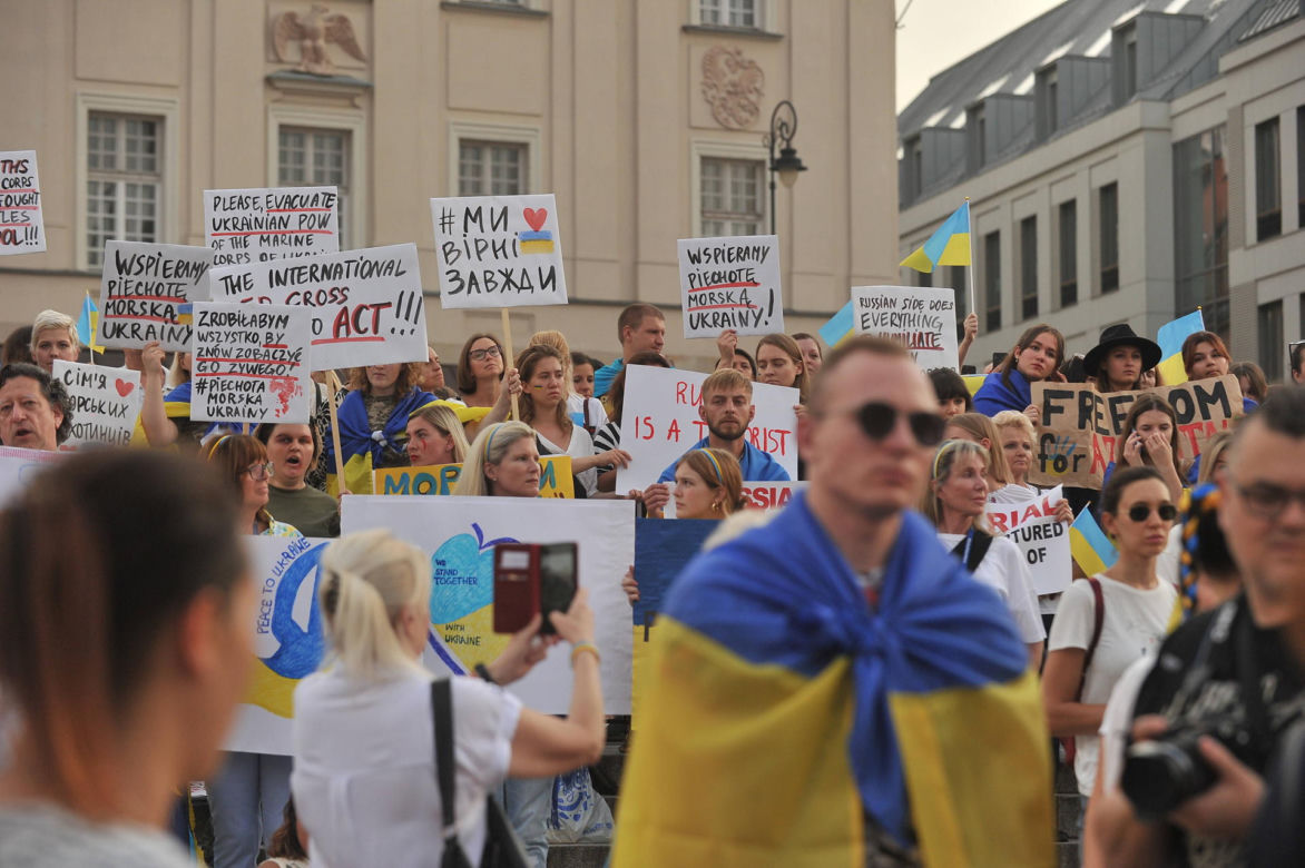 Warszawa Świętuje Dzień Niepodległości Ukrainy. Trzaskowski: „Zawsze będziemy z wami"
