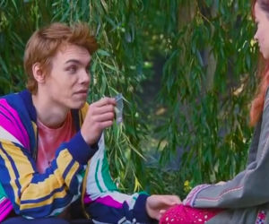 Barwy szczęścia, odcinek 1985. Igor (Natan Gudejko), Mia (Maria Ruddick)