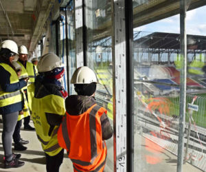 Budowa stadionu w Szczecinie - luty 2022