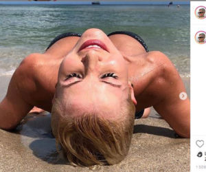Joanna Racewicz wypoczywa na plażach Miami na Florydzie