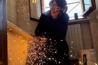 Katarzyna Skowrońska i wanna