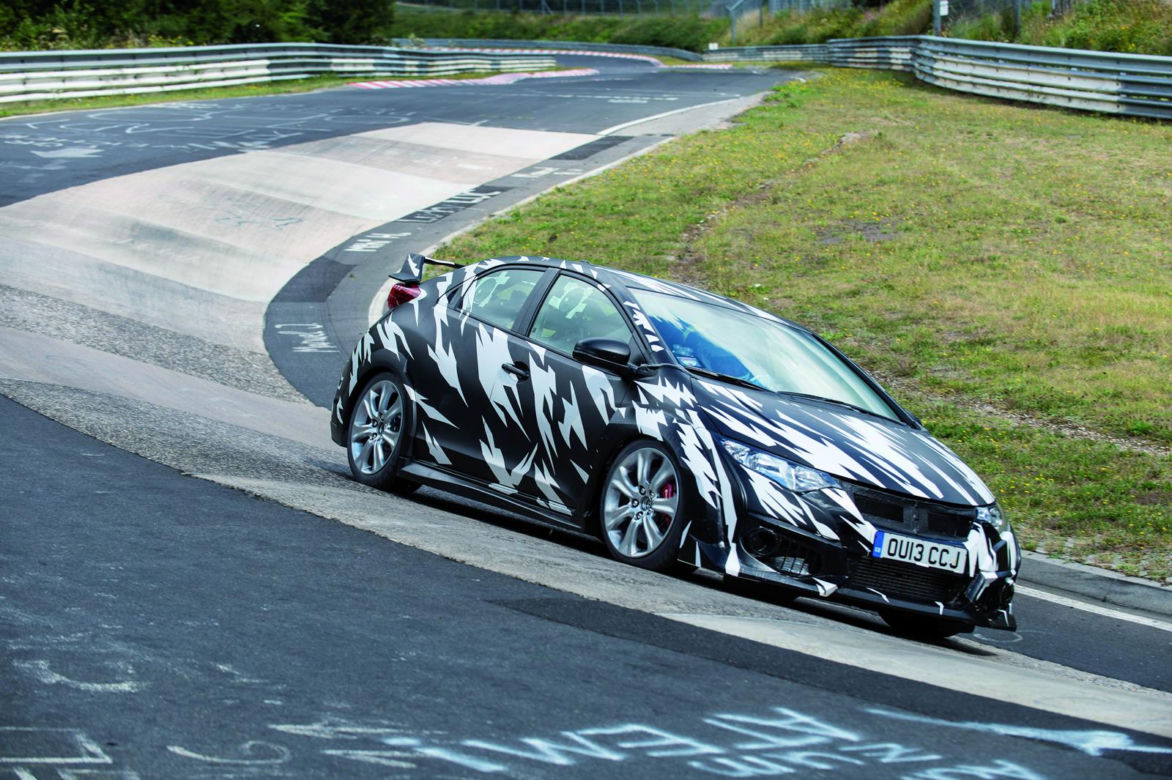 Nowa Honda Civic Type R na torze Nurburgring