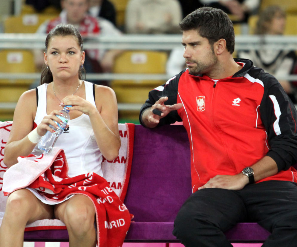 Trener Tomasz Wiktorowski, Agnieszka Radwańska