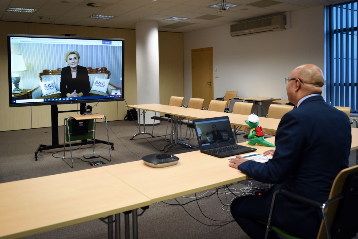Agata Duda i Alvin Gajadhur o bezpieczeństwie drogowym wśród dzieci