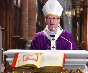 Białystok. Środa Popielcowa w białostockiej katedrze 2019
