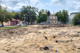 Tarnów: Remont Placu Drzewnego wstrzymany! Niespodziewane odkrycie pod ziemią