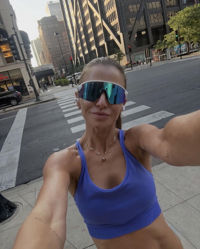 Anna Lewandowska poznaje Chicago