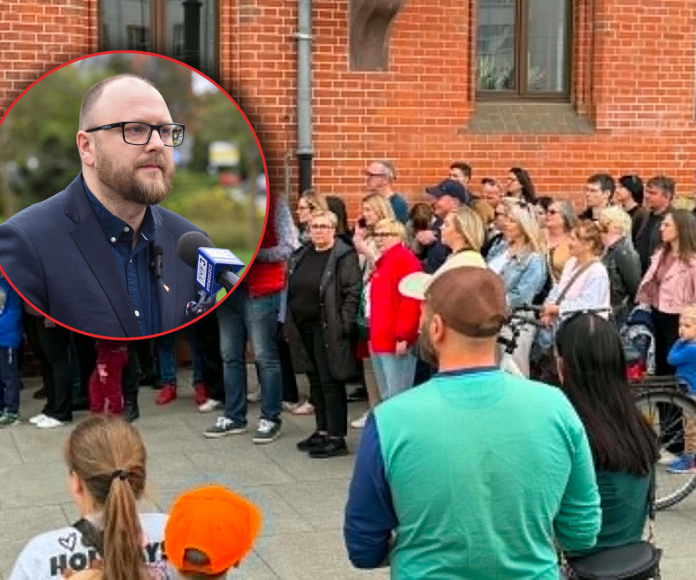 Protest przeciwko prezydentowi Torunia. Mieszkańcy oburzeni decyzjami władz wyszli na ulice